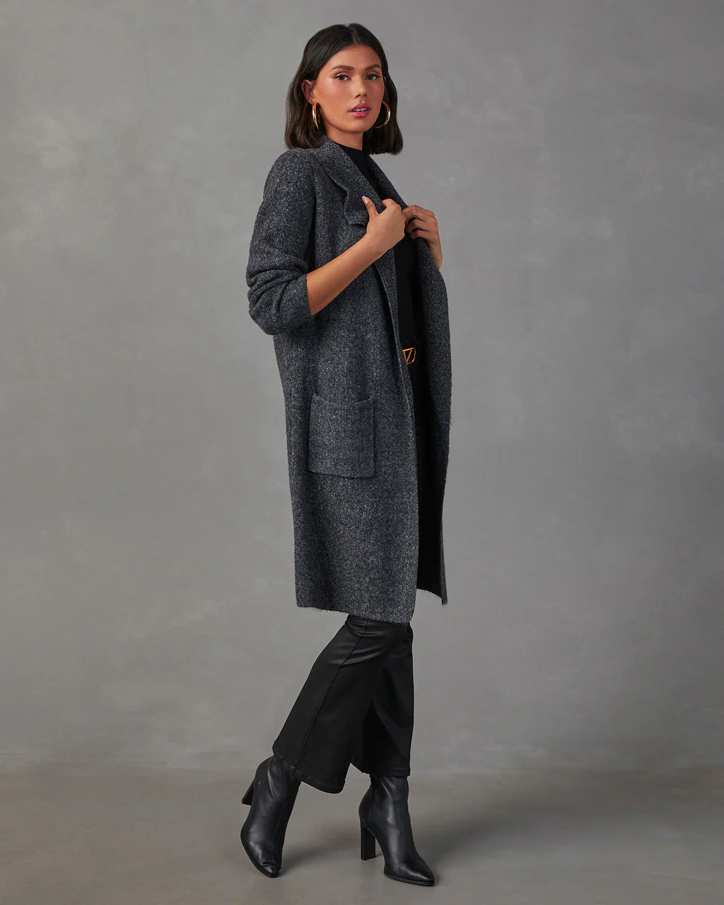 Alexia Pocketed Duster Cardigan