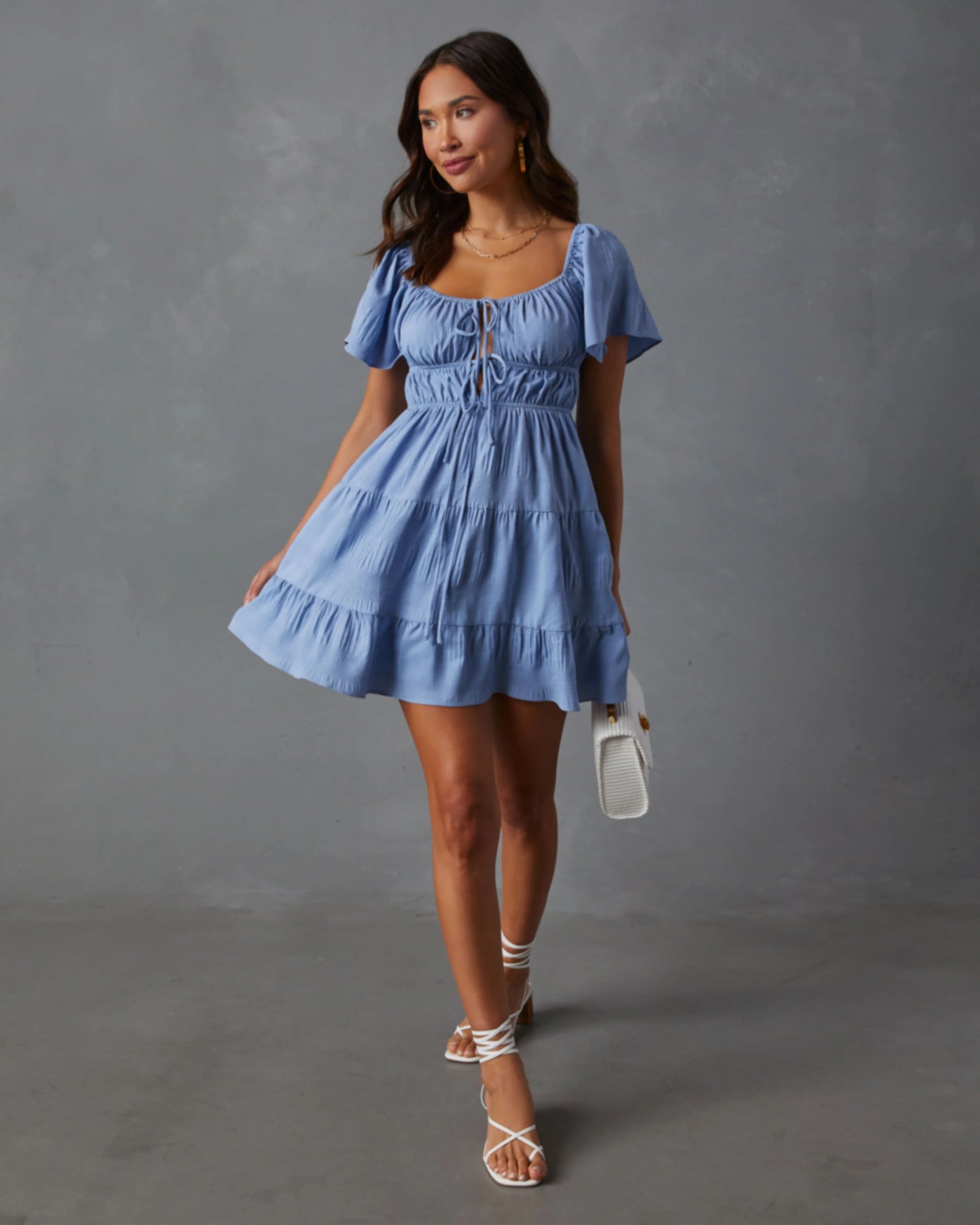 Pure Essence Tiered Babydoll Dress