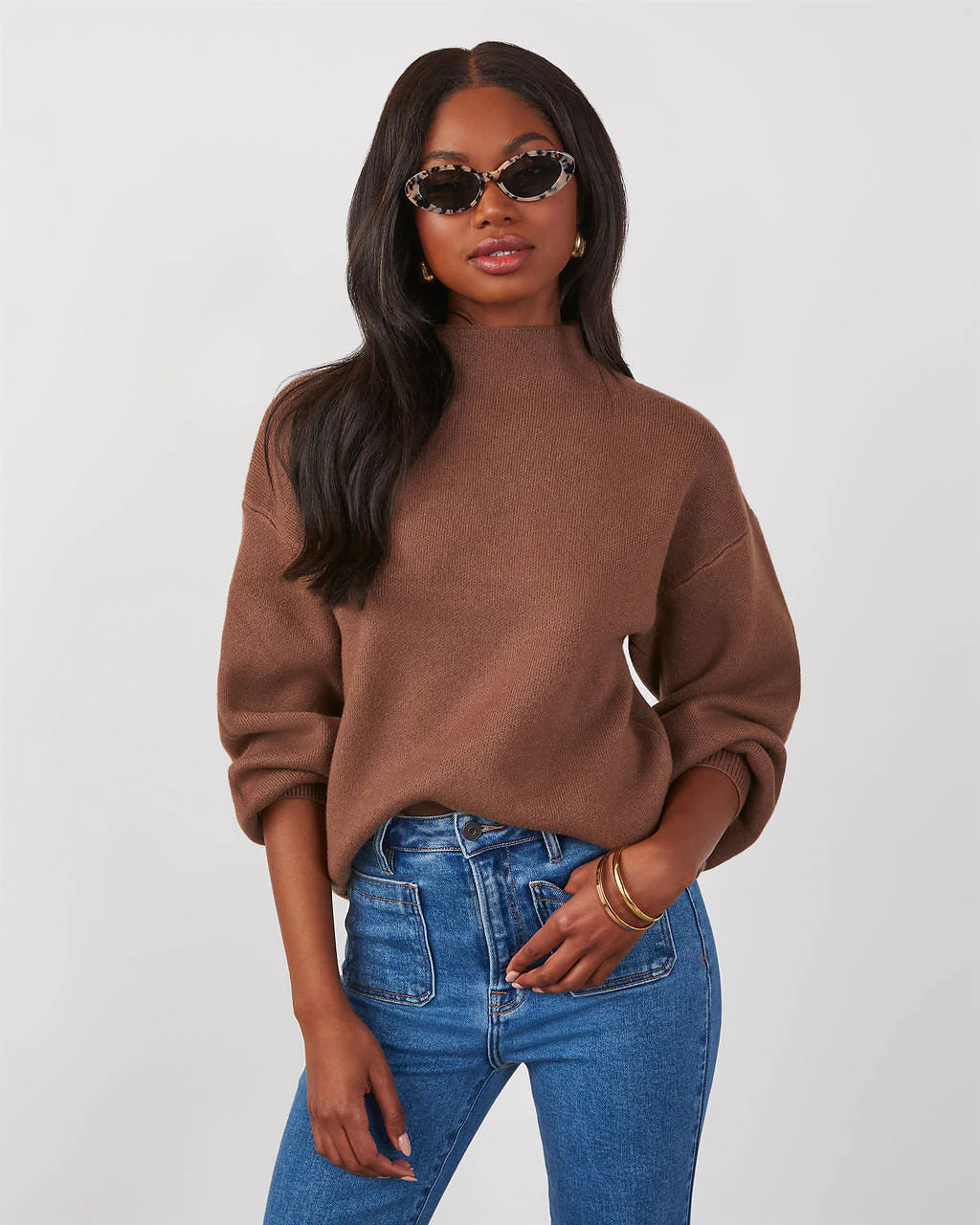 Amsterdam Mock Neck Sweater