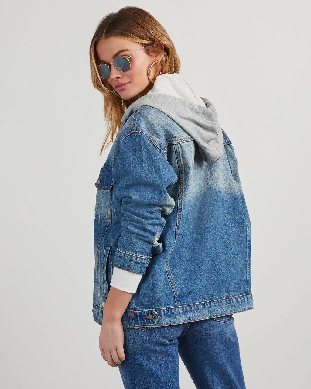 Rudberg Hooded Denim Jacket