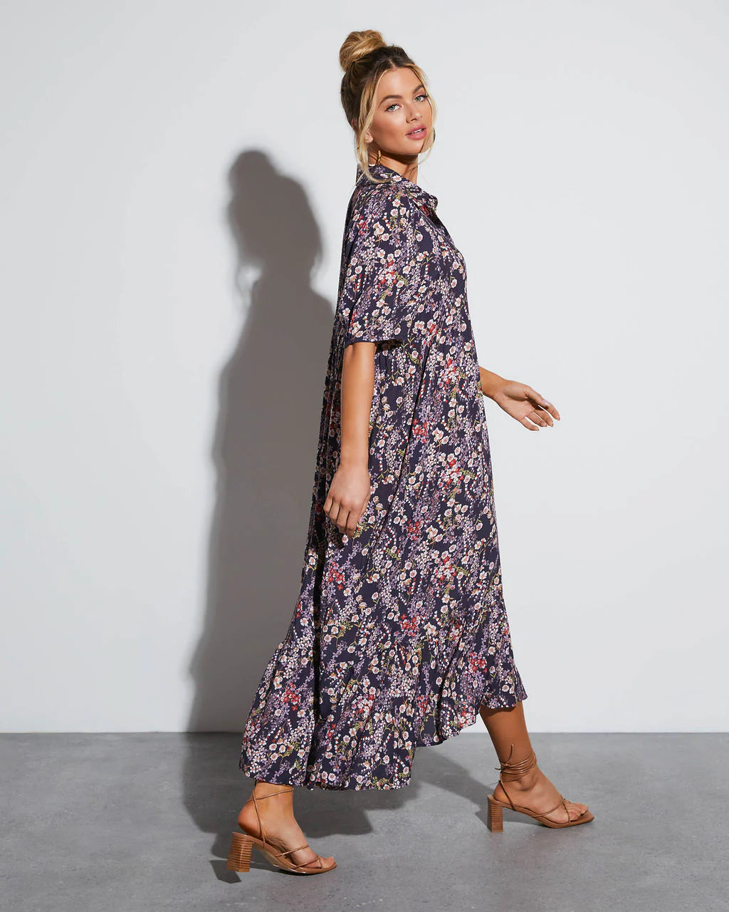 Demie Short Sleeve Maxi Dress