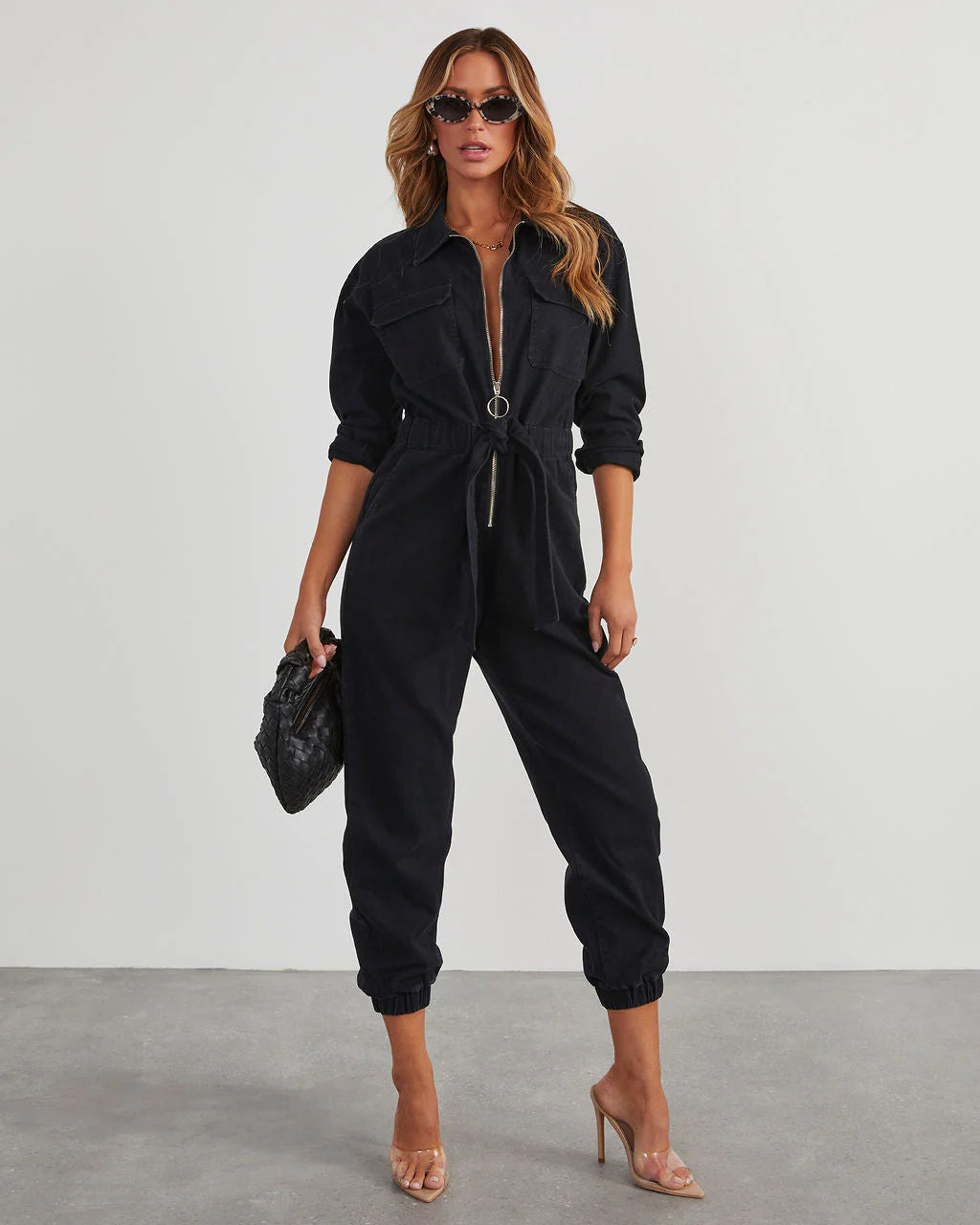 Rinko Tie Waist Jumpsuit