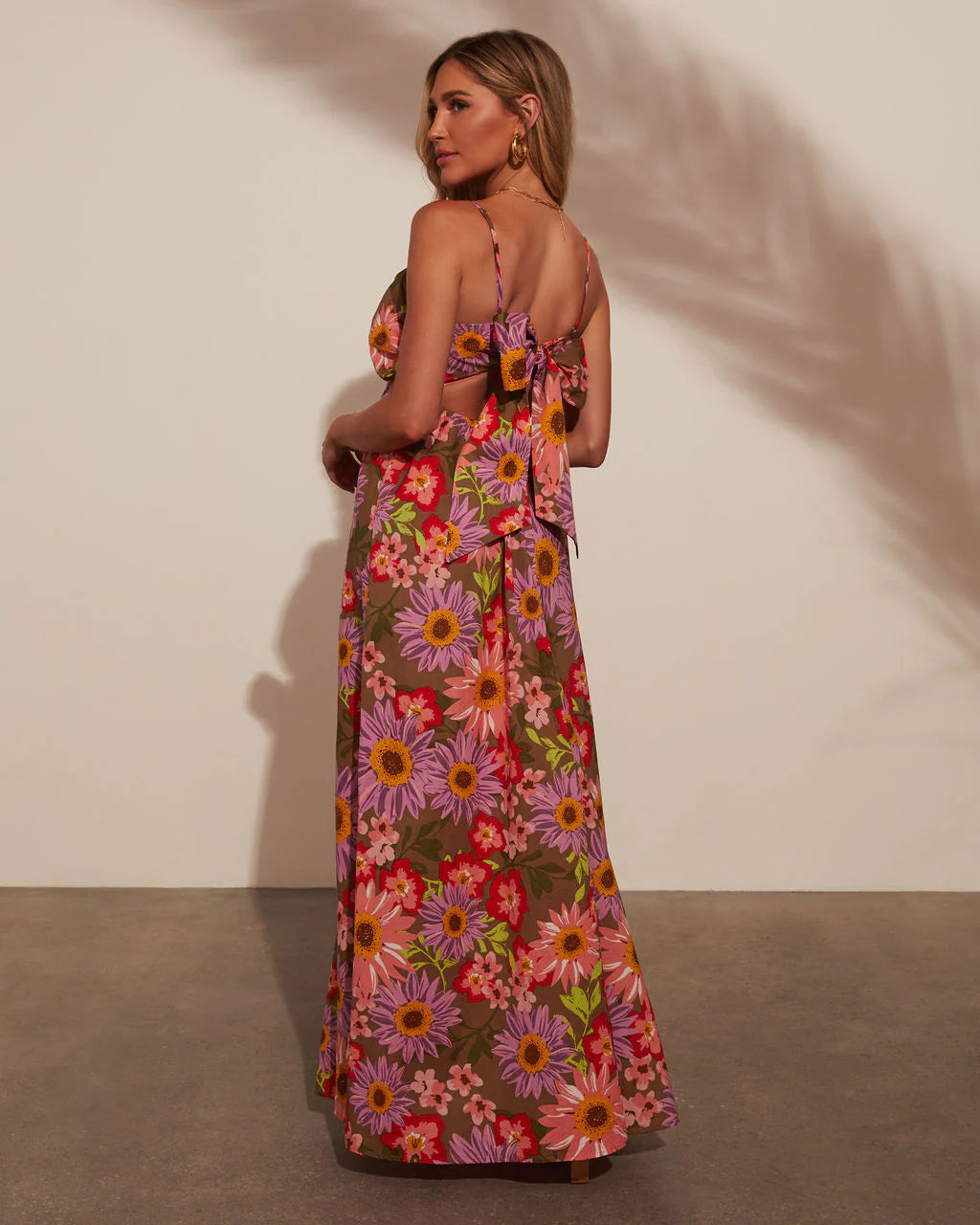 Amrita Floral Print Maxi Dress