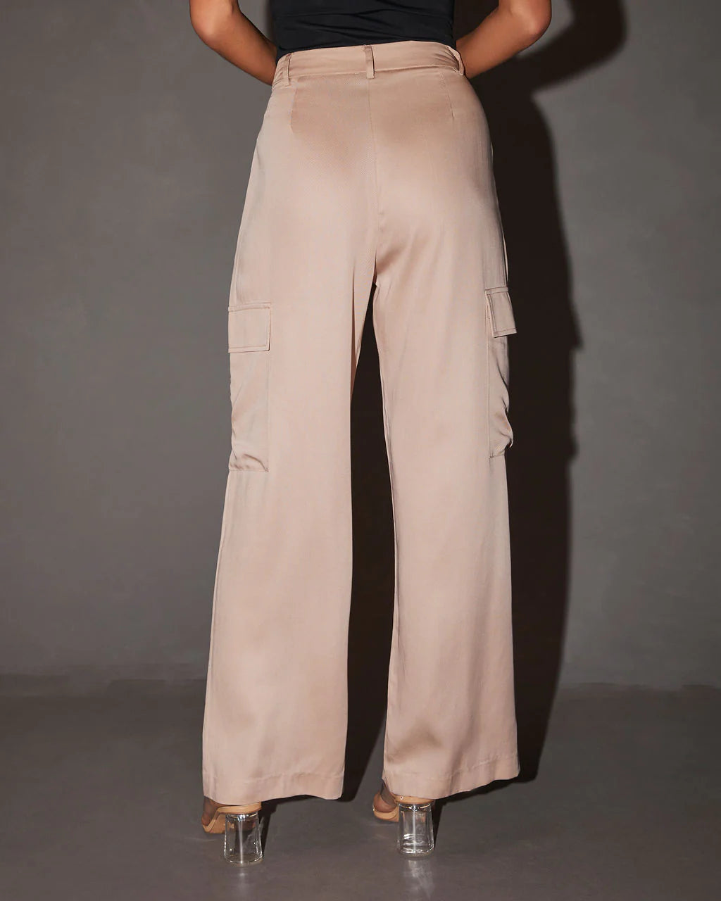 Adelyn Mid Rise Cargo Trousers