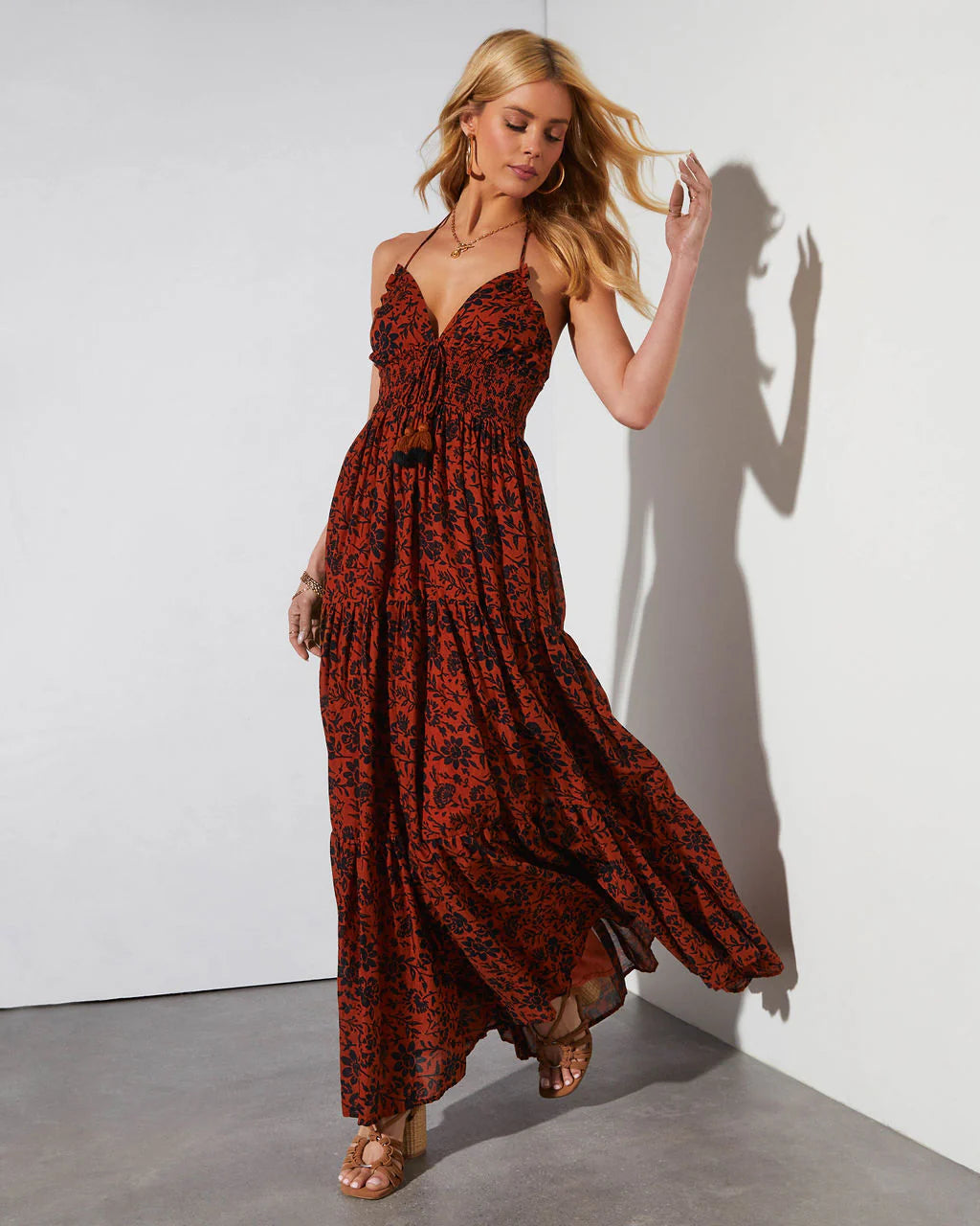 Roselynn Floral Maxi Dress