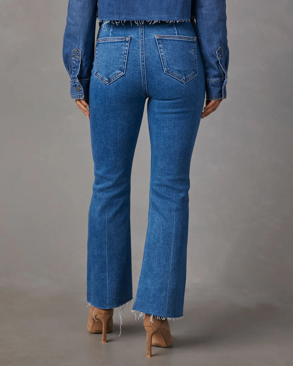 Casual Times High Rise Stretch Straight Jeans