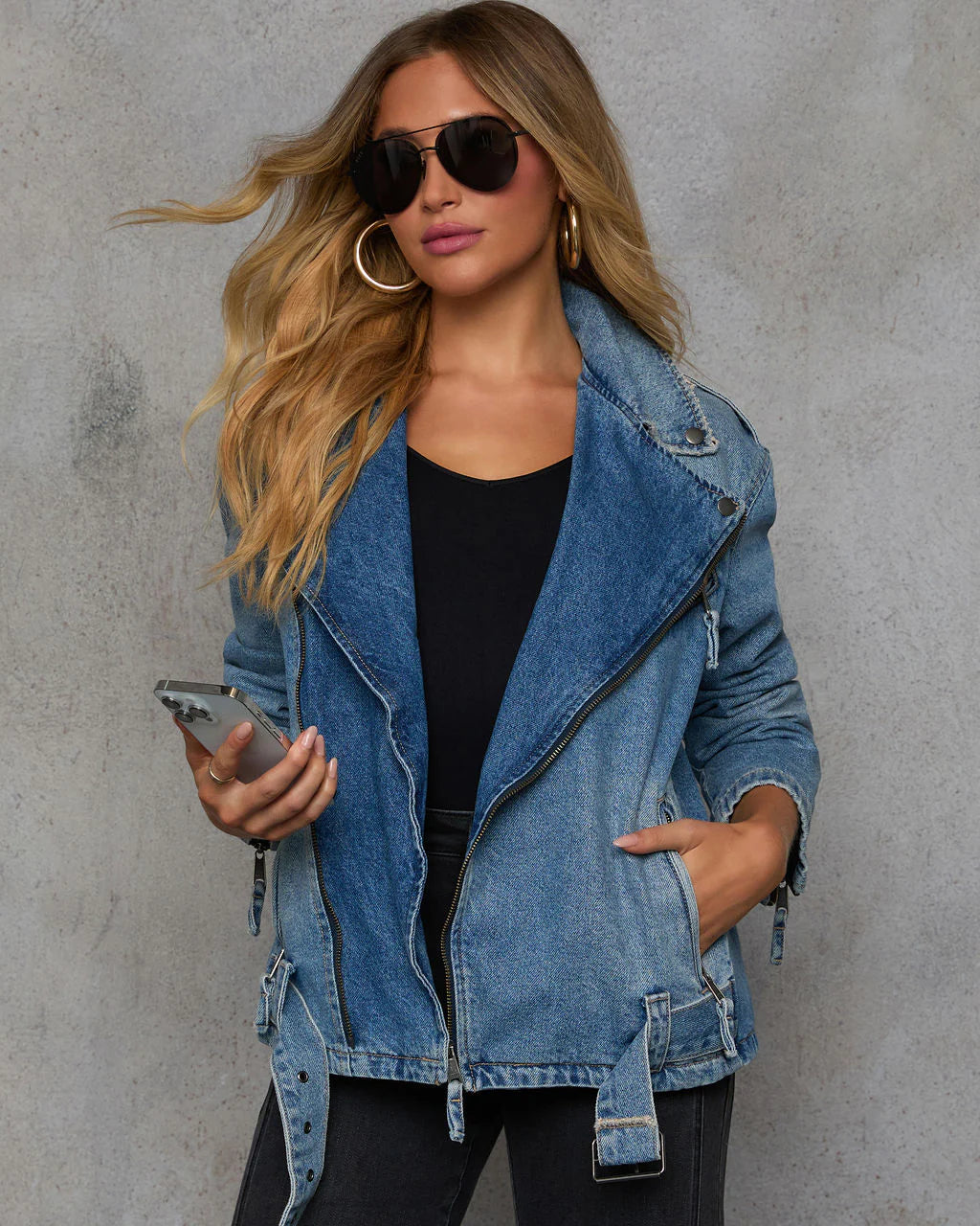 All Set Relaxed Denim Jacket