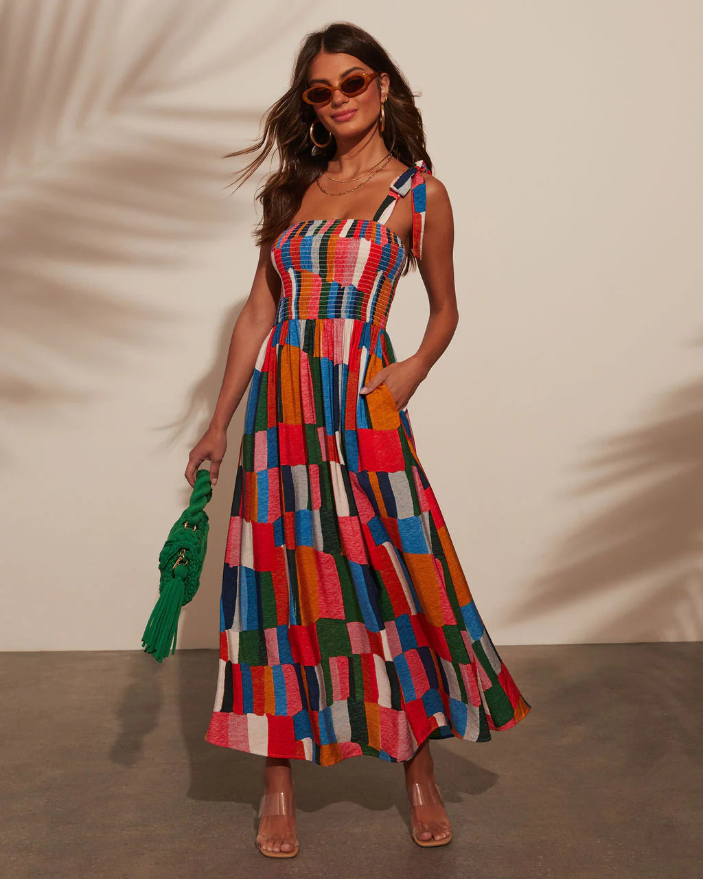 Endless Vaycay Colorblock Midi Dress