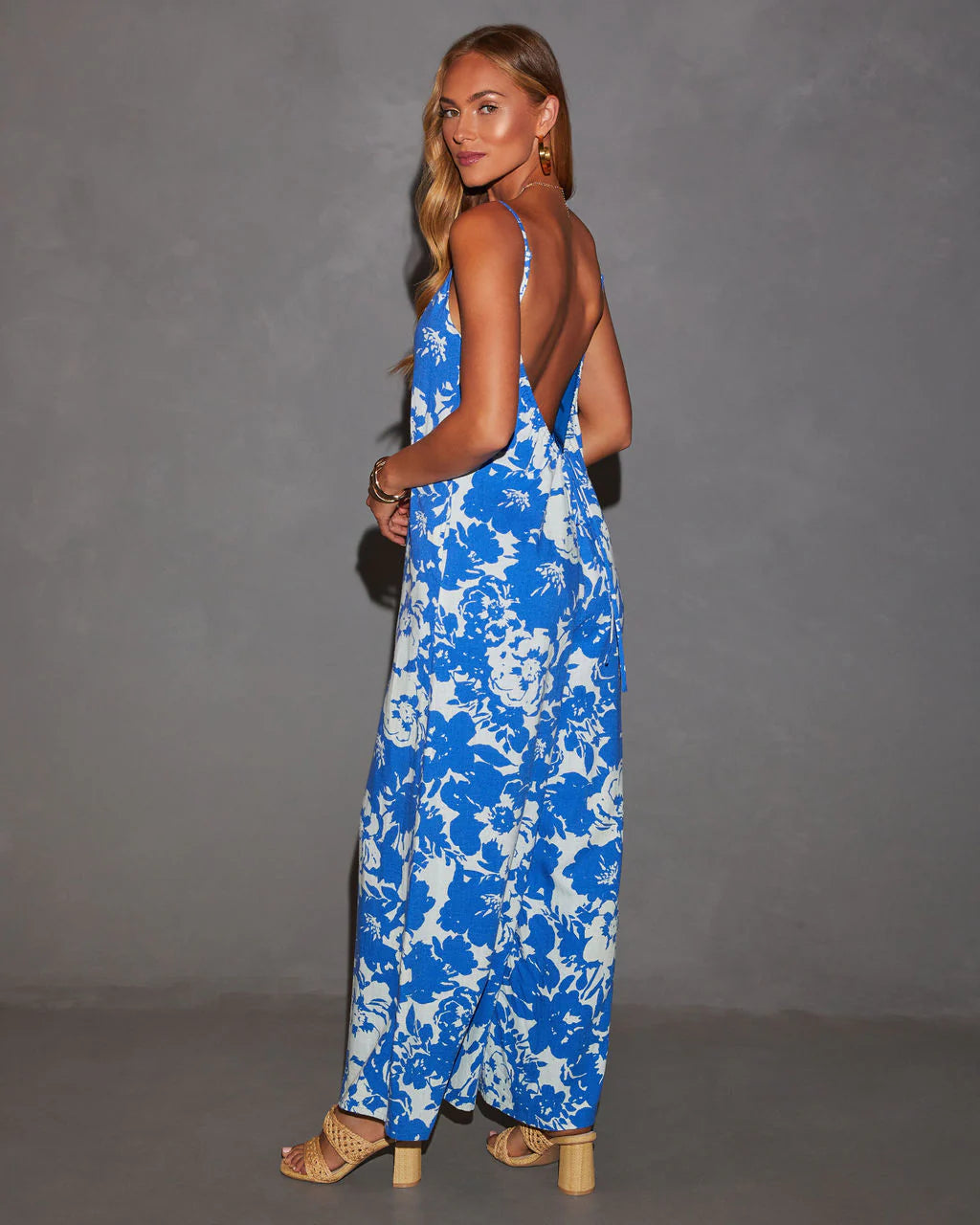 Rio Tropical Print Relaxed Jumpsuit