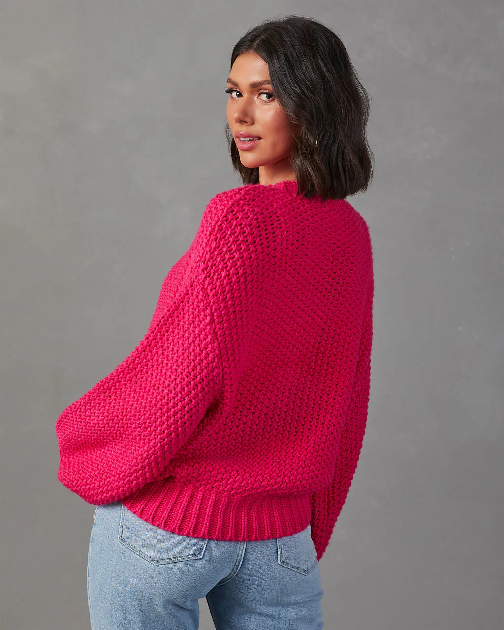 Rosalia Oversized Knit Pullover Sweater