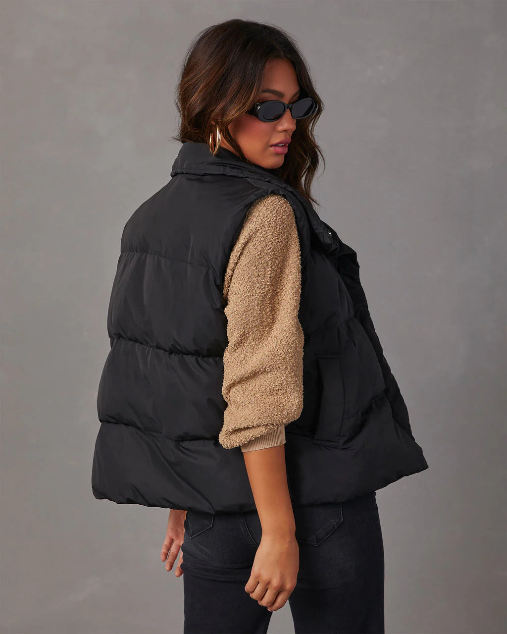 Anna Pocketed Puffer Vest