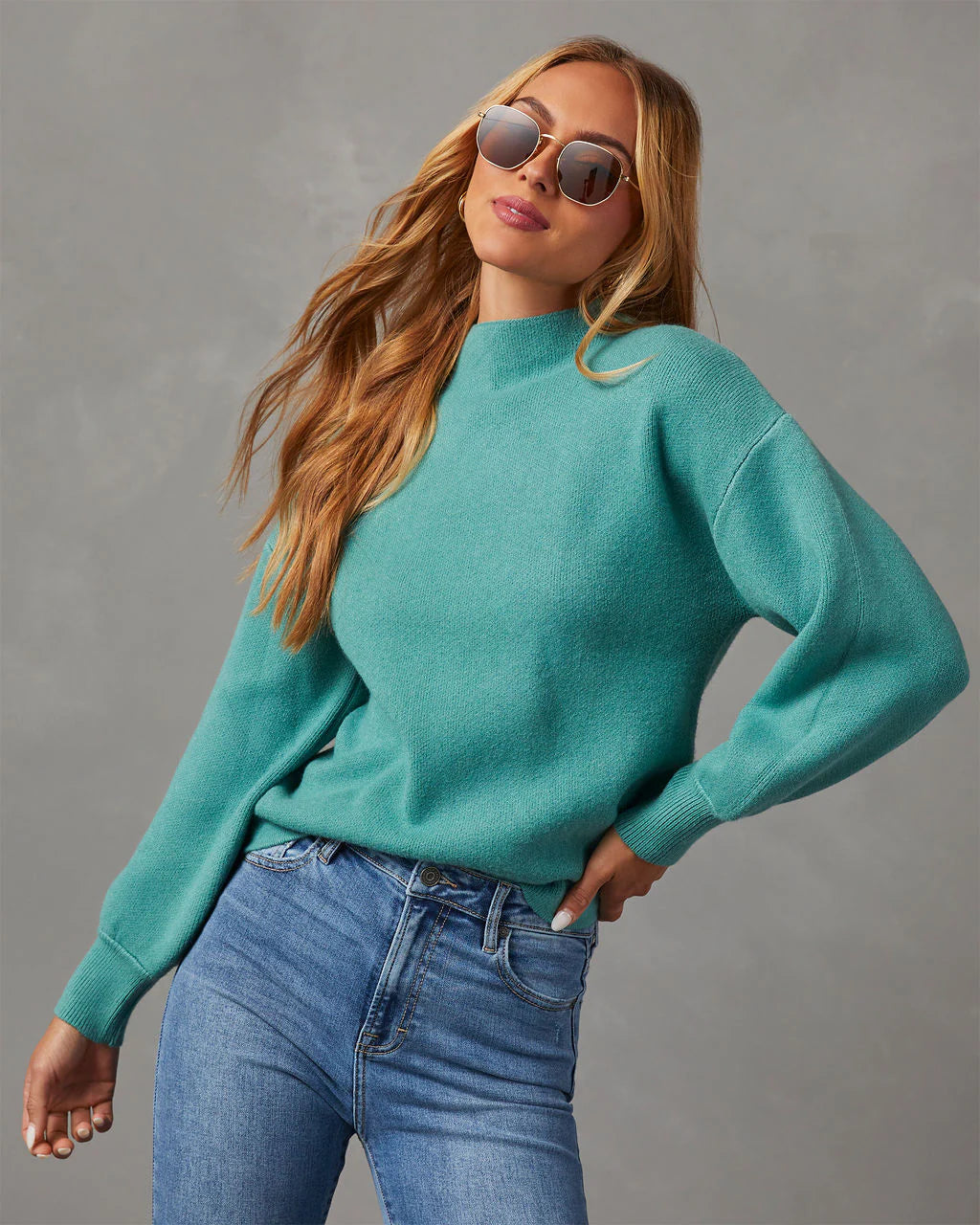 Amsterdam Mock Neck Sweater