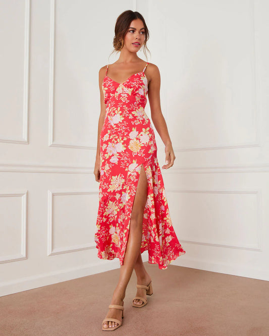 Blossoming Wildflower Midi Dress