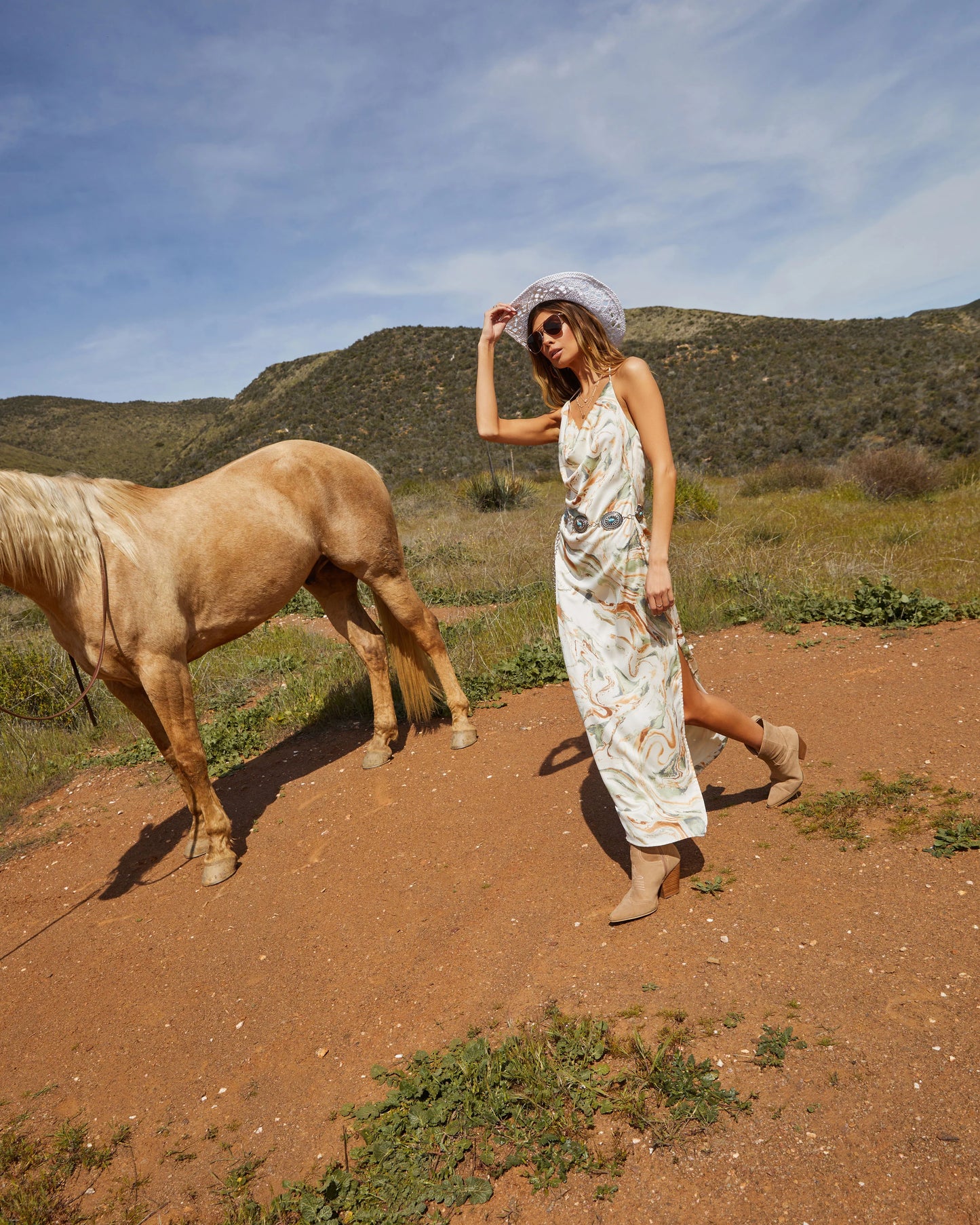 Ethereal Bliss Cowl Neck Slip Dress