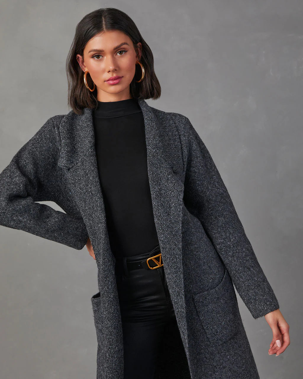 Alexia Pocketed Duster Cardigan