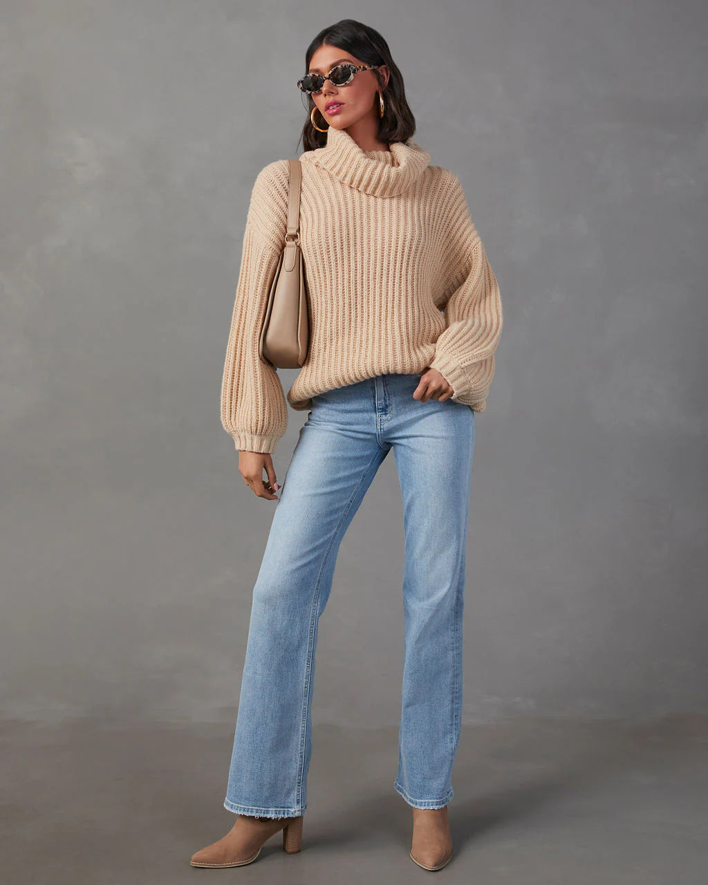 Milligan Oversized Turtleneck Sweater