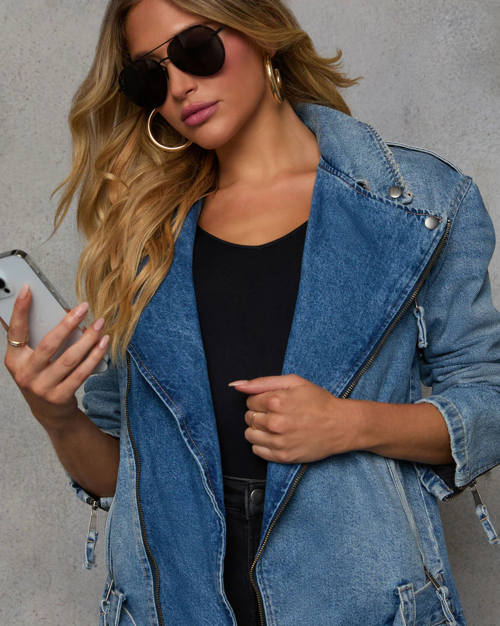 All Set Relaxed Denim Jacket