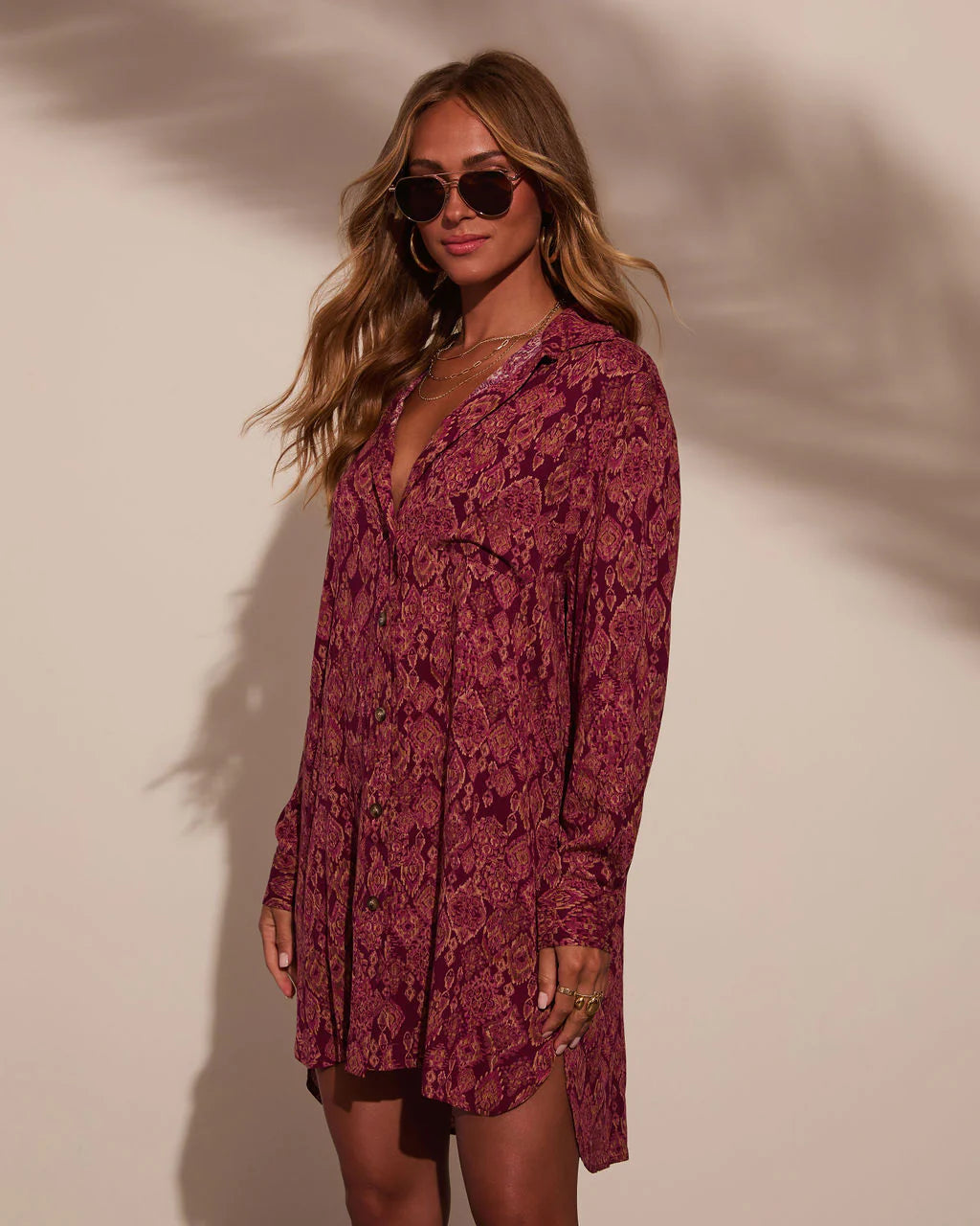 Muse Button Down Shirt Dress